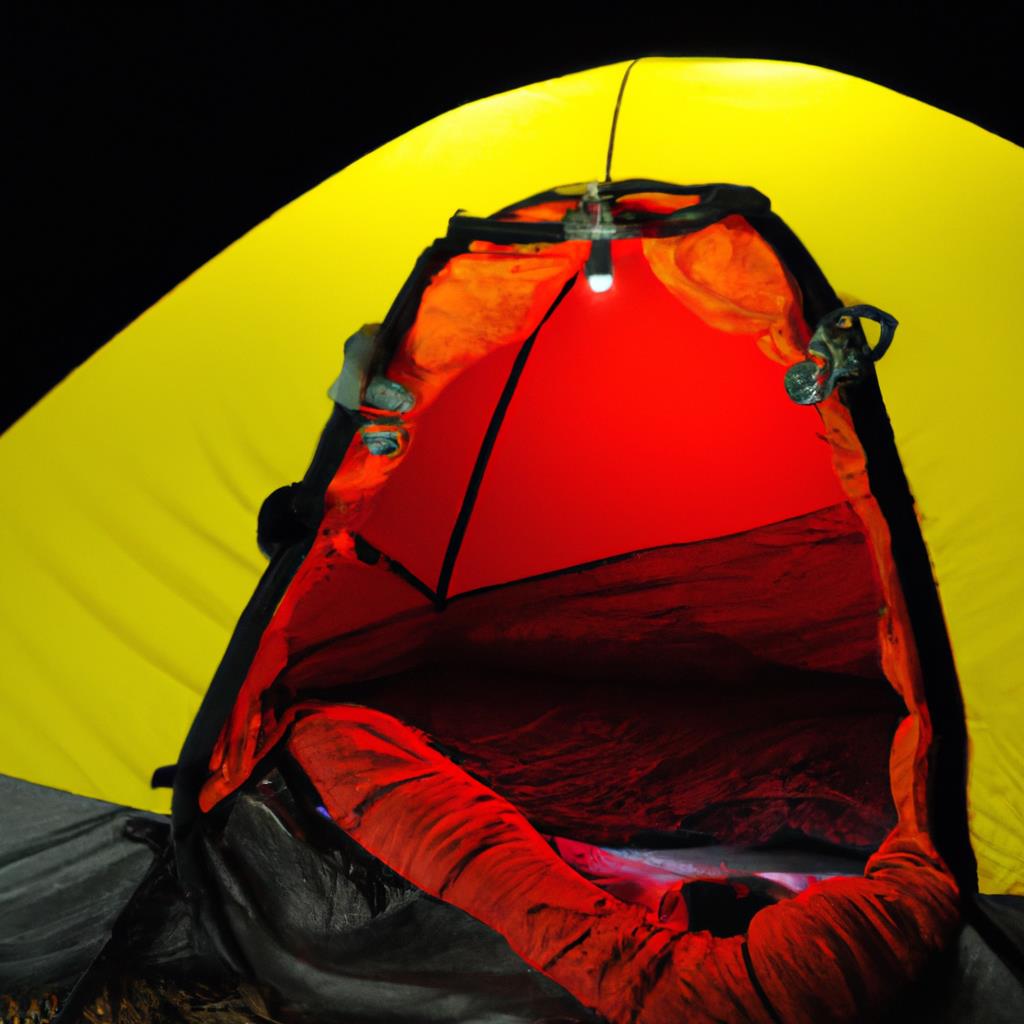 Pine-forested_camping_site_with_multiple_tents_set_up_along_a_river_banks_under_the_starry_night_sky_with_glowing_campfire_providing_warmth_and_light_for_campers_relaxing_and_enjoying_the_nature_and_peaceful_surroundings.