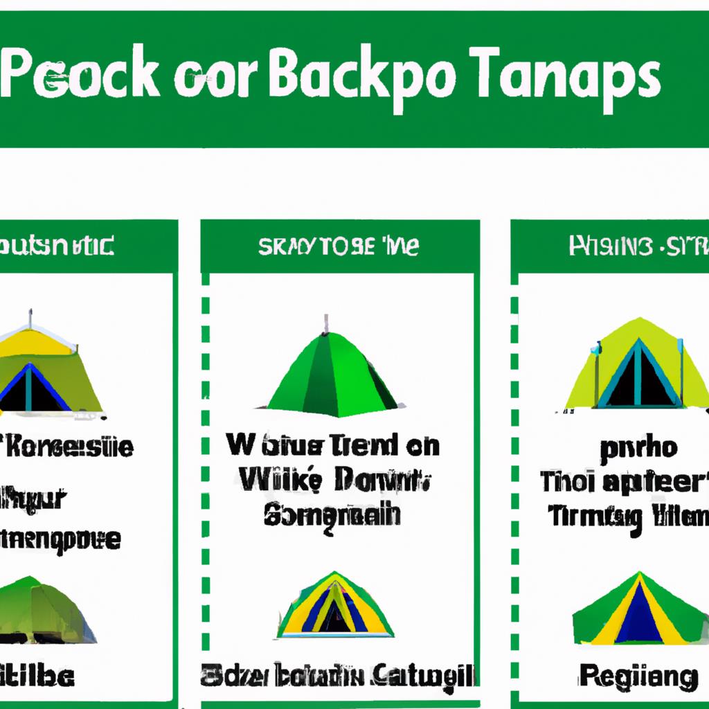 A row of colorful tents with a bonfire in the center at a bustling camping site surrounded by tall trees and distant mountains, a serene and peaceful outdoor getaway perfect for relaxation and reconnecting with nature.