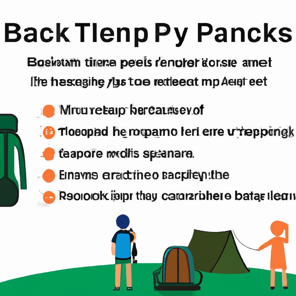 backpacking, camping, organization, tents, tips