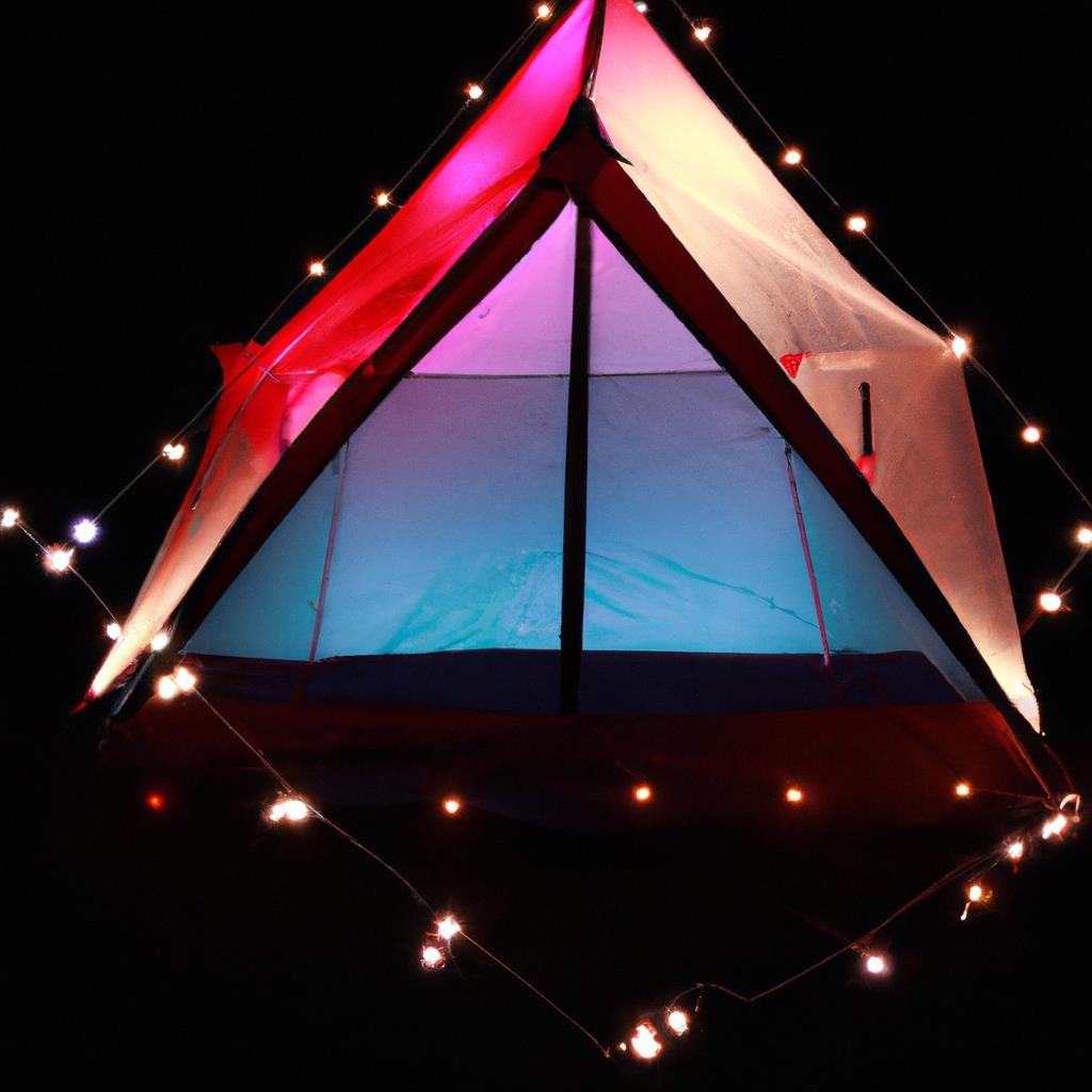 tenting, lighting, camping, outdoor, LED