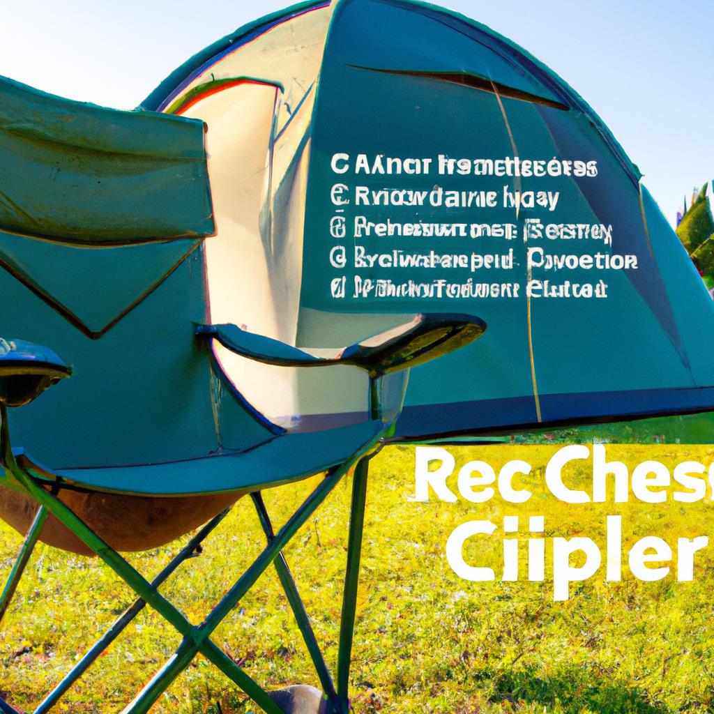 camping, chair, checklist, tenting, trip