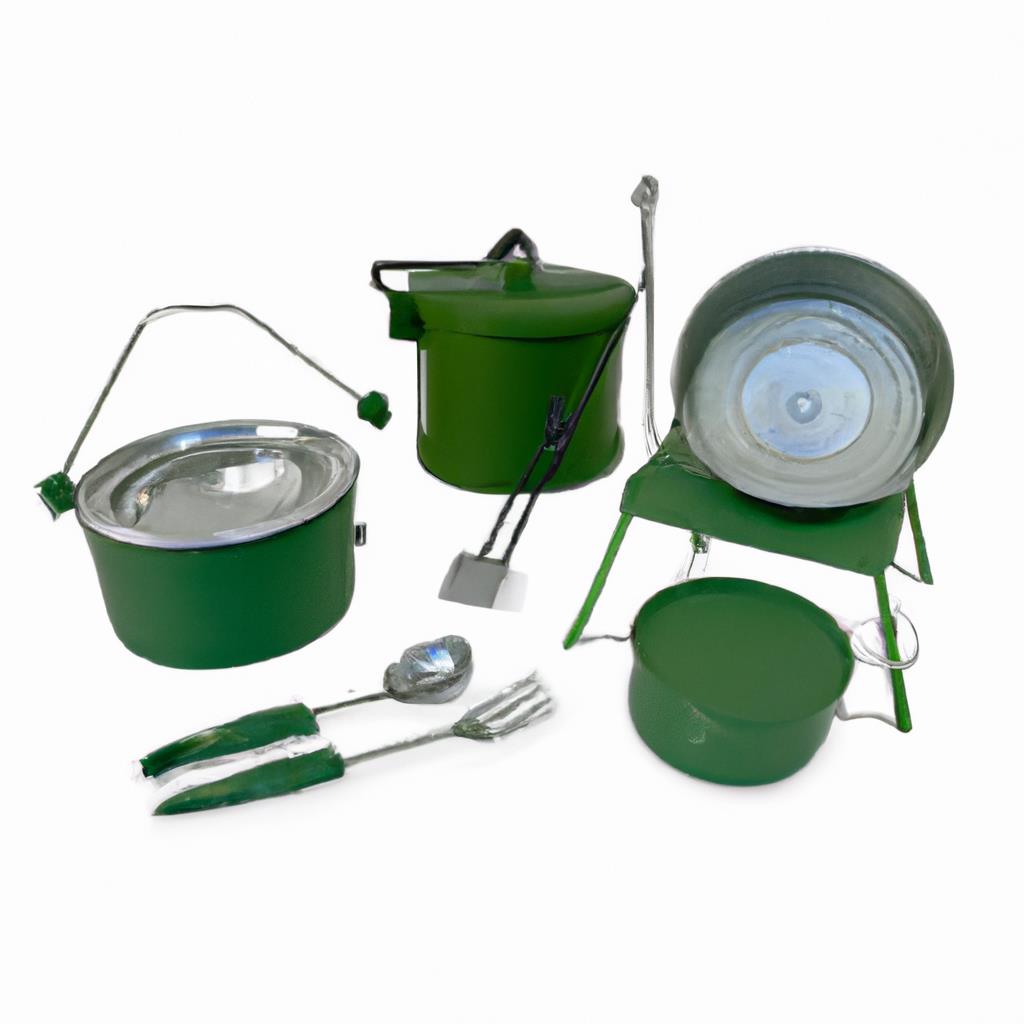 Camping, Cookware, Sets, Outdoor, Cooking