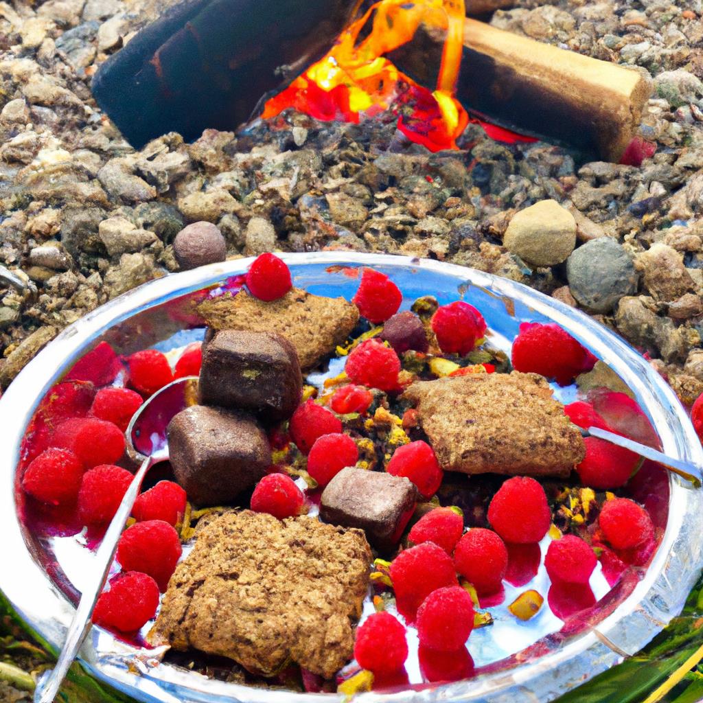 camping, dessert, campfire, outdoor cooking, tenting