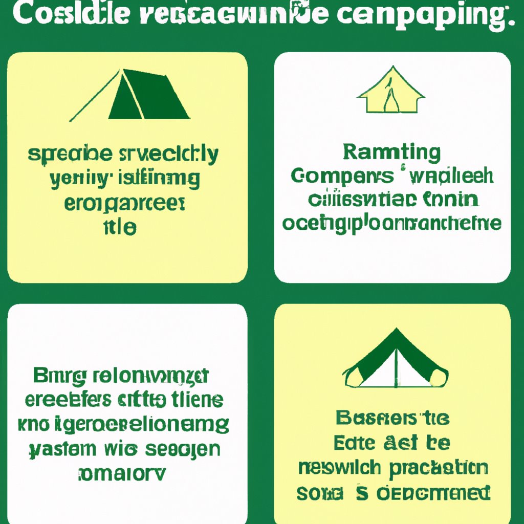 Eco-friendly, Tenting, Camping, Responsible, Tips