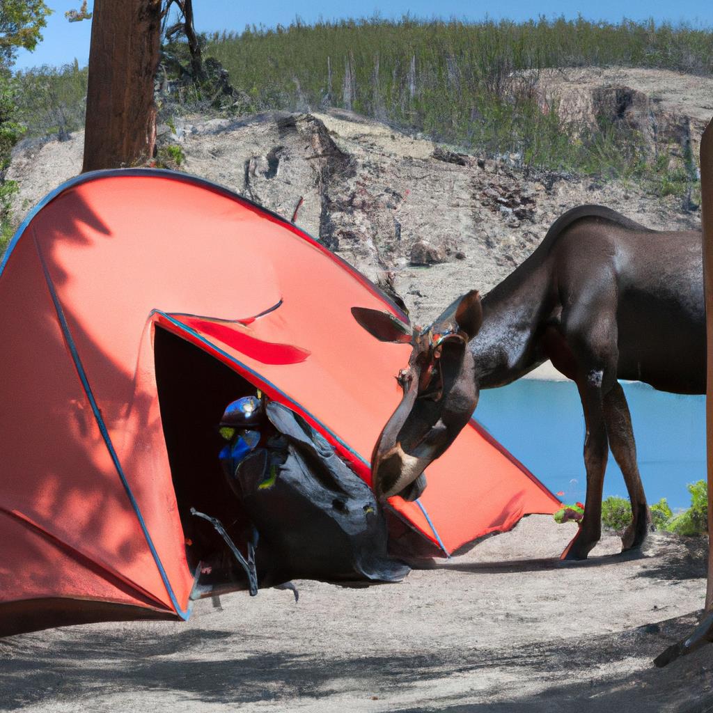 wildlife, tenting, encounters, nature, camping