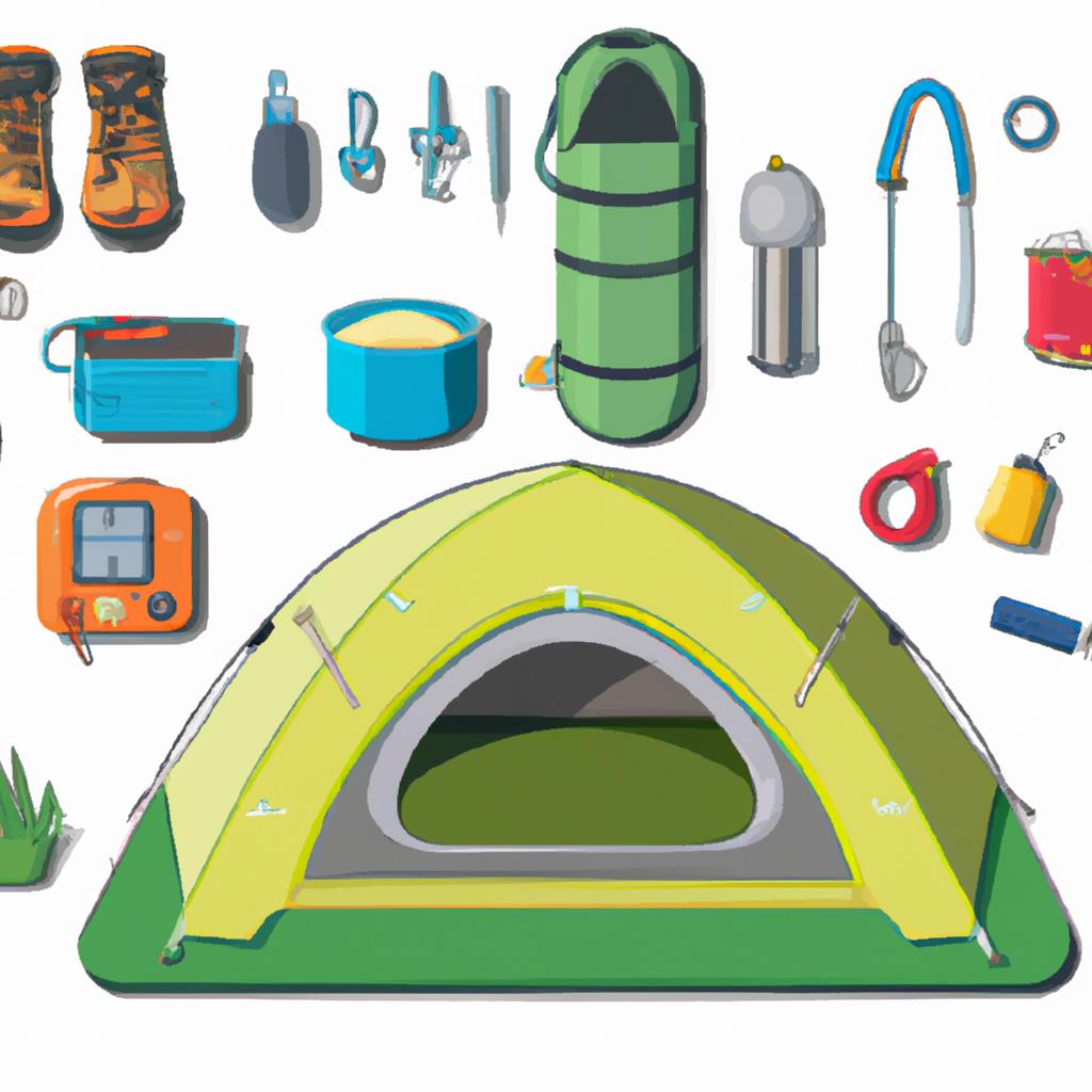 tent, camping, gear, tools, outdoors