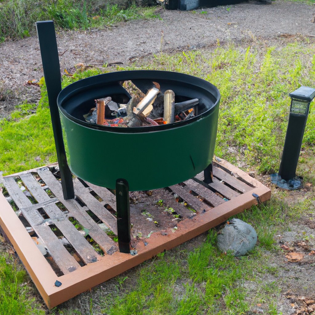 campfire, grilling, safety, setup, maintenance
