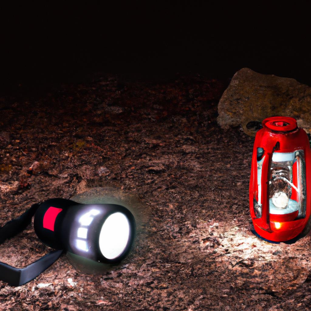 camping, flashlights, illumination, outdoor equipment, camping gear