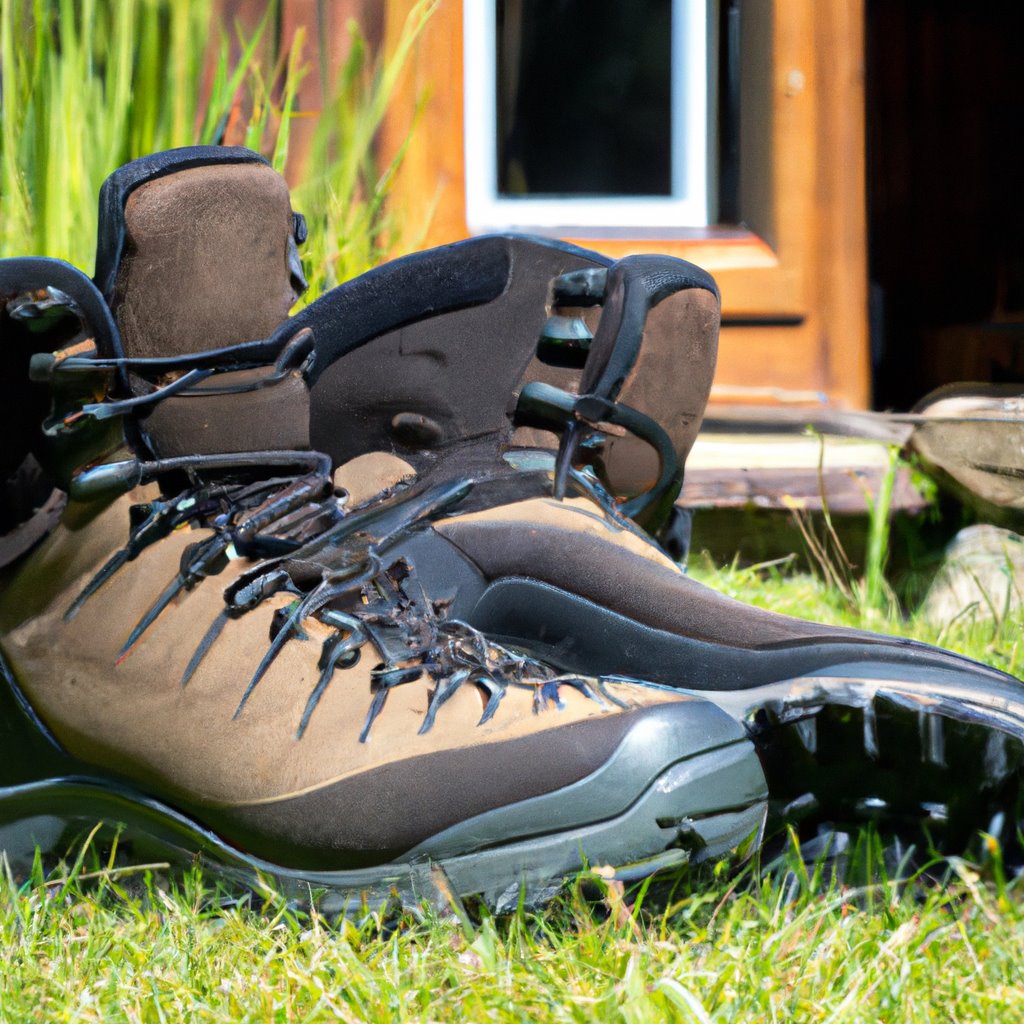 camping, hiking boots, outdoors, comfortable, protected