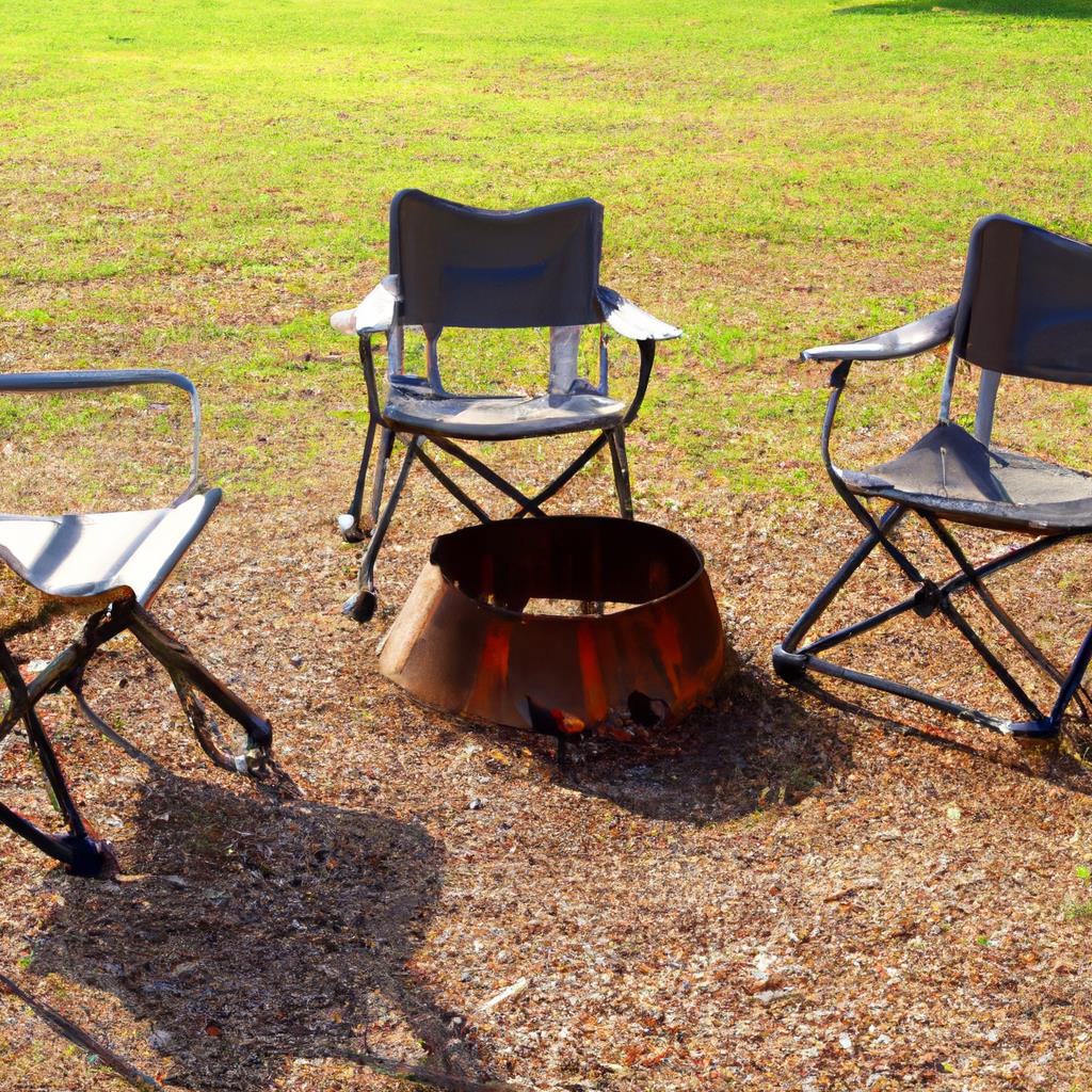 campfire chairs, campfire benches, outdoor furniture, camping gear, fire pit seating