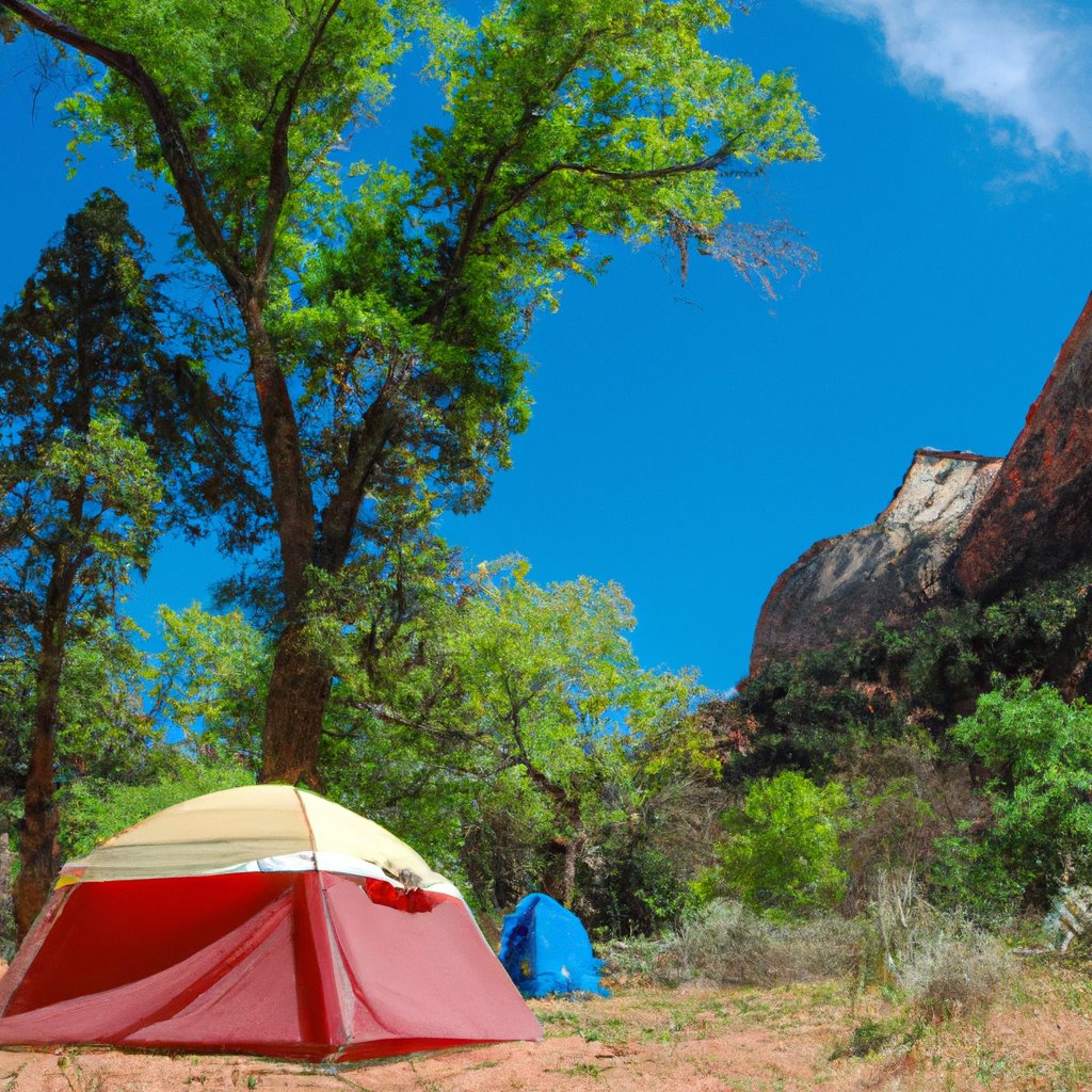 1. Zion National Park2. Tenting3. Camping4. Outdoor Recreation5. Wilderness Experience