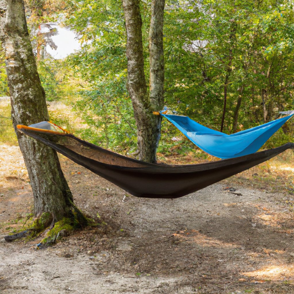 Hammock Camping, Tenting, Camping, Outdoor Recreation, Nature Retreat