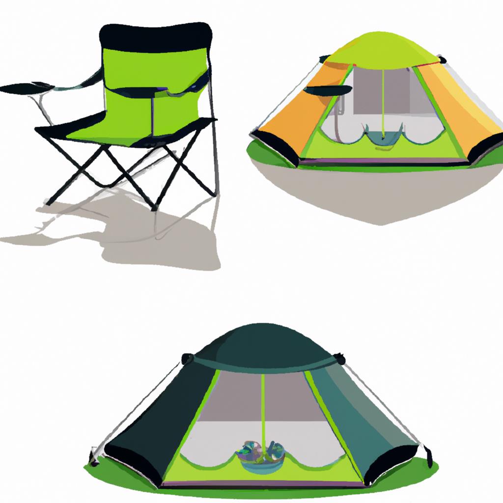 camping, outdoor, relaxation, comfort, chairs