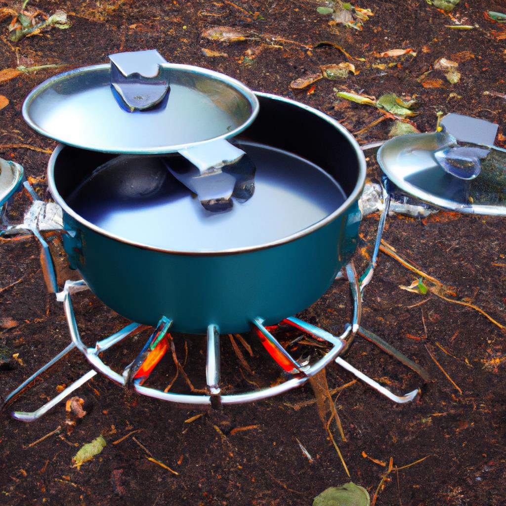 camping, cooking, campfire, outdoor, cast iron