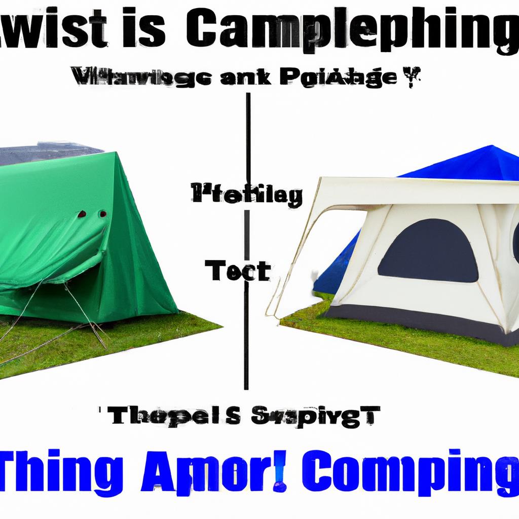 camping, tenting, primitive camping, established sites, pros and cons