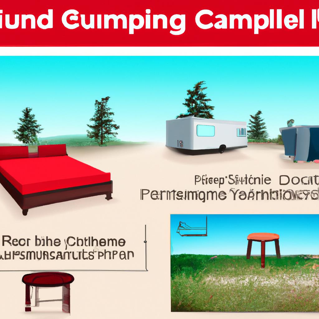 camping, furniture, tenting, camping site