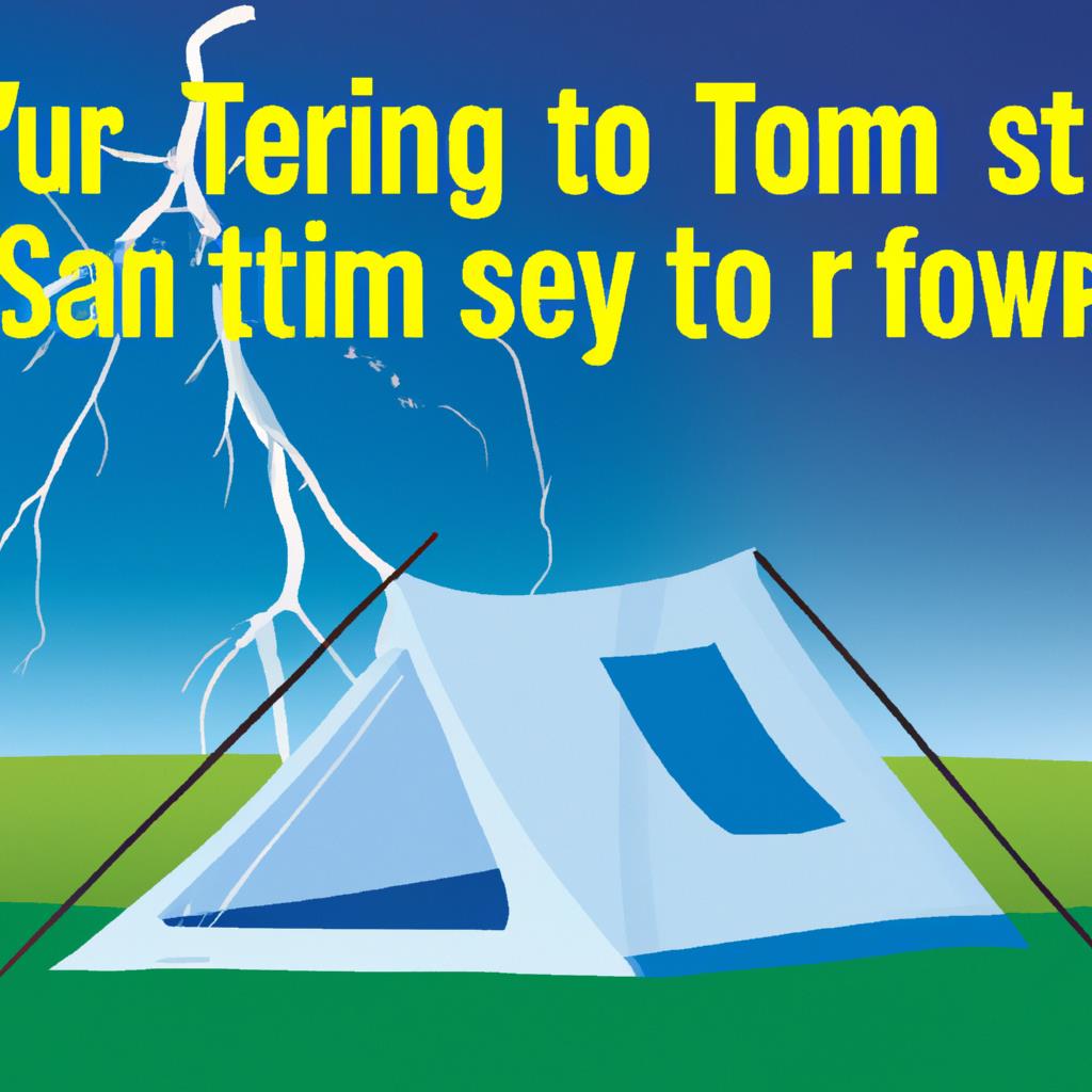 Camping, Tent, Storm, Survival, Tips