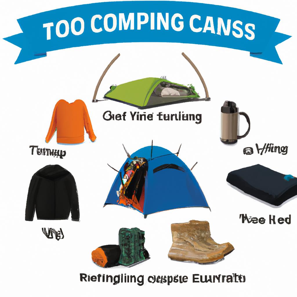 camping, adventure, clothing, outdoors, packing