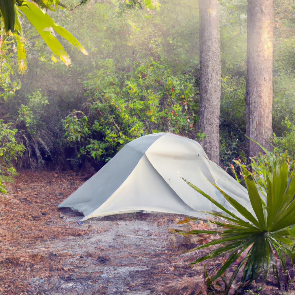 tenting, camping, sites, southern, swamps