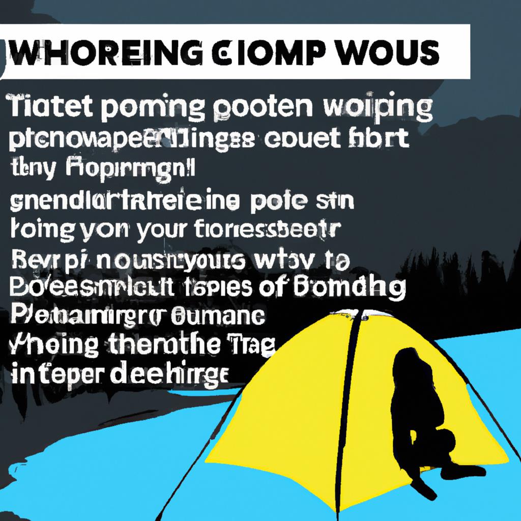 camping, gear, waterproofing, tips, outdoor