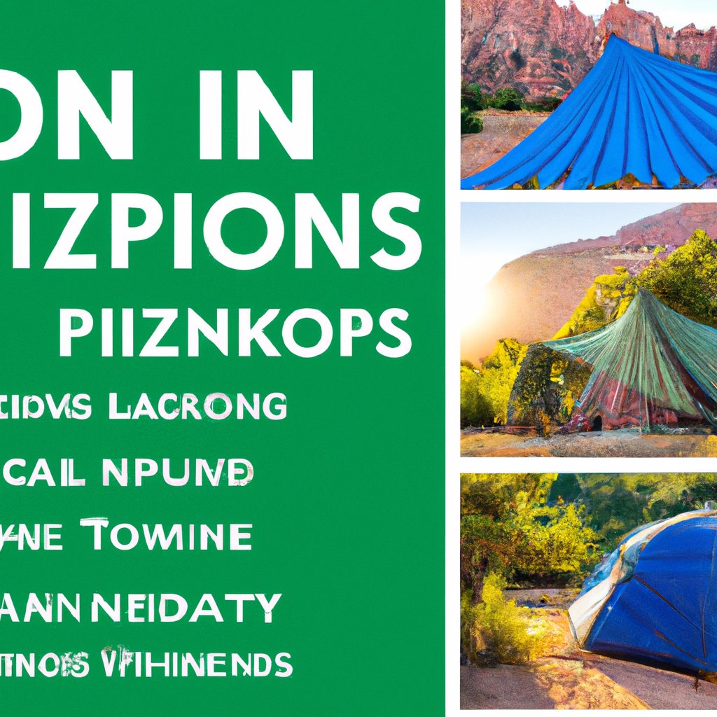 Zion National Park, Camping, Tenting, Outdoors, Hiking
